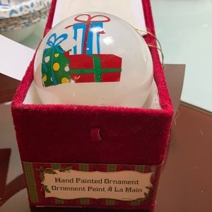 Beautiful hand-painted Christmas ornaments